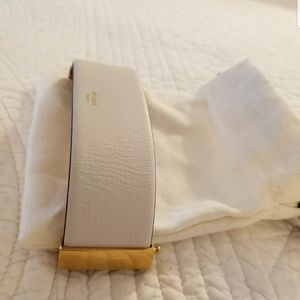 NWT Celine White Leather Bracelet